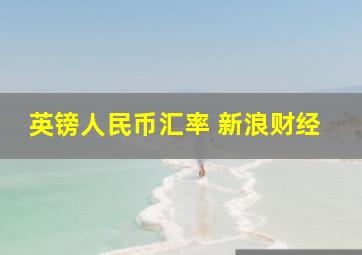 英镑人民币汇率 新浪财经